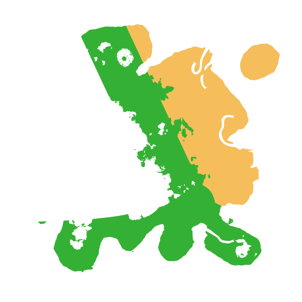 Biome Rust Map: Procedural Map, Size: 2700, Seed: 66666