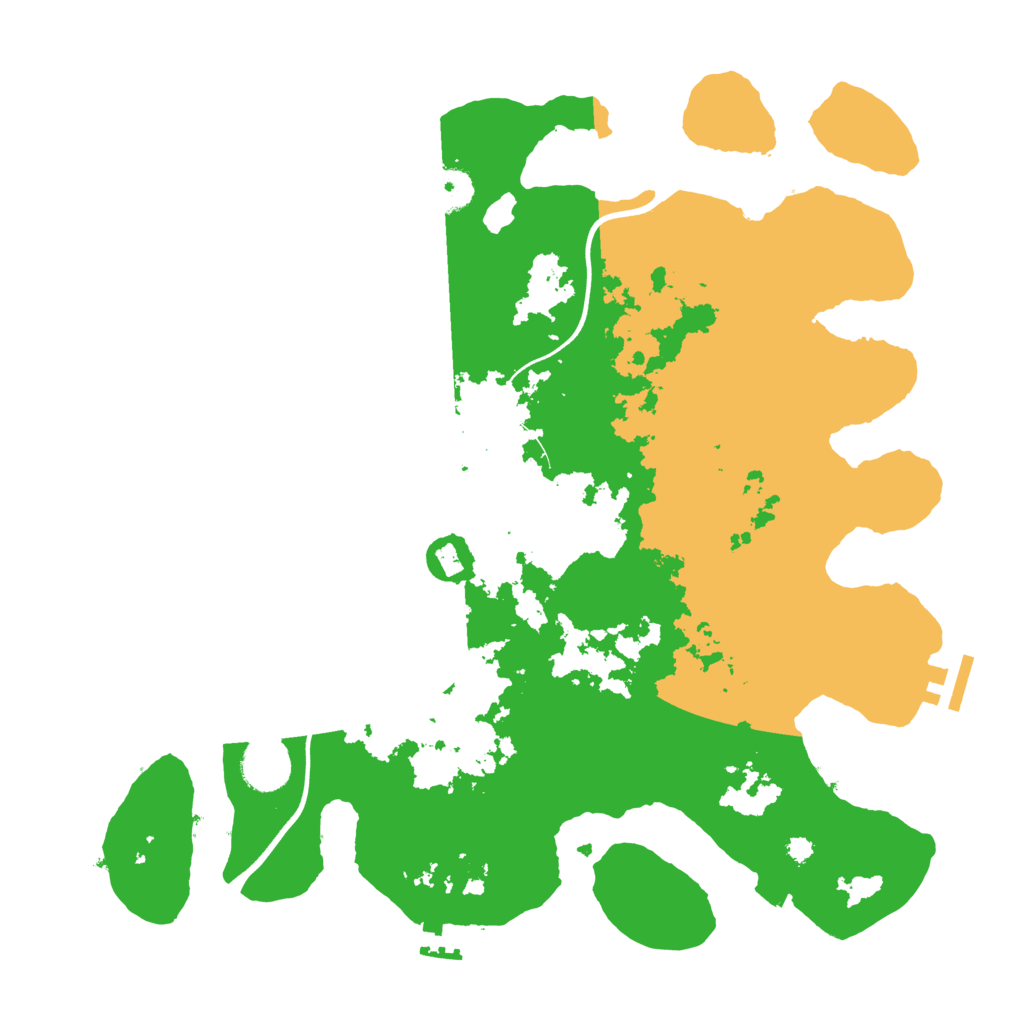 Biome Rust Map: Procedural Map, Size: 3650, Seed: 3310315