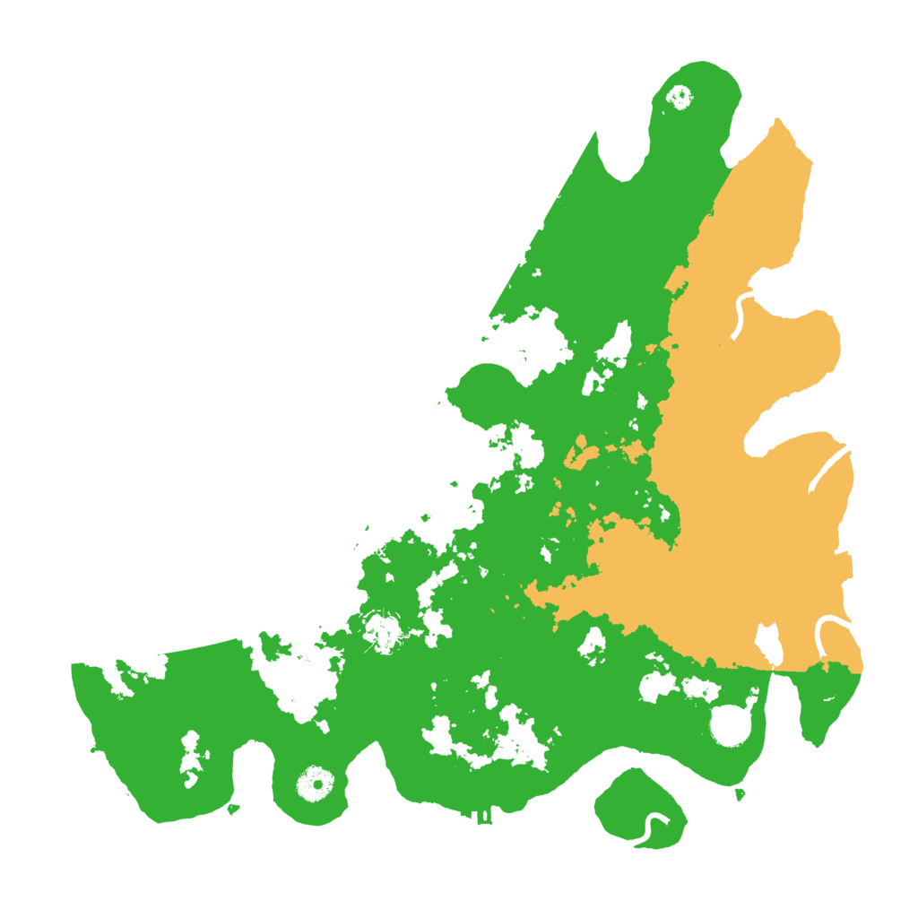Biome Rust Map: Procedural Map, Size: 3900, Seed: 32718661