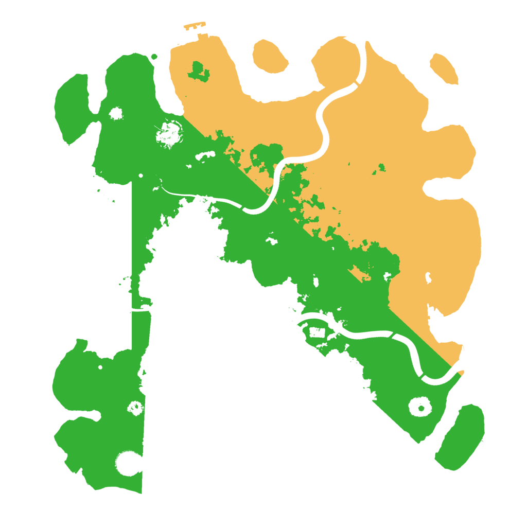Biome Rust Map: Procedural Map, Size: 3650, Seed: 28950608