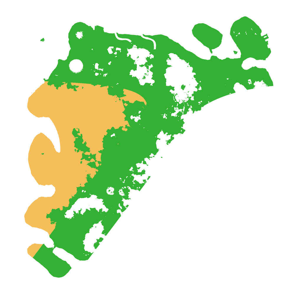 Biome Rust Map: Procedural Map, Size: 3900, Seed: 6957421