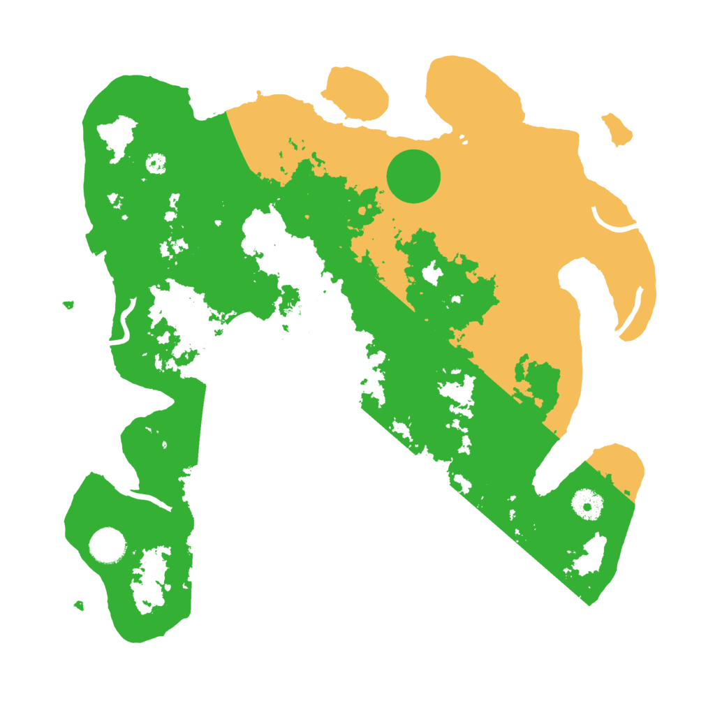 Biome Rust Map: Procedural Map, Size: 3500, Seed: 401894693