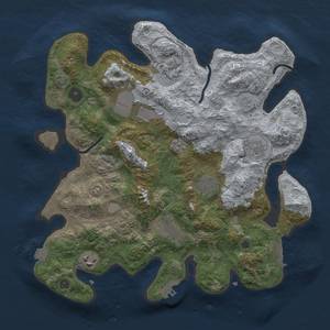 Thumbnail Rust Map: Procedural Map, Size: 3500, Seed: 941584048, 15 Monuments