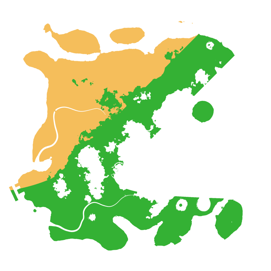 Biome Rust Map: Procedural Map, Size: 3500, Seed: 2142393665