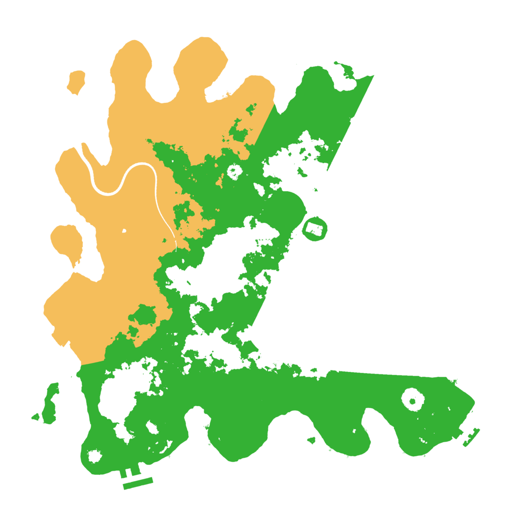 Biome Rust Map: Procedural Map, Size: 3450, Seed: 90553747