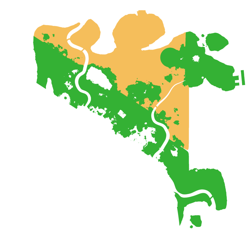Biome Rust Map: Procedural Map, Size: 3400, Seed: 68864078