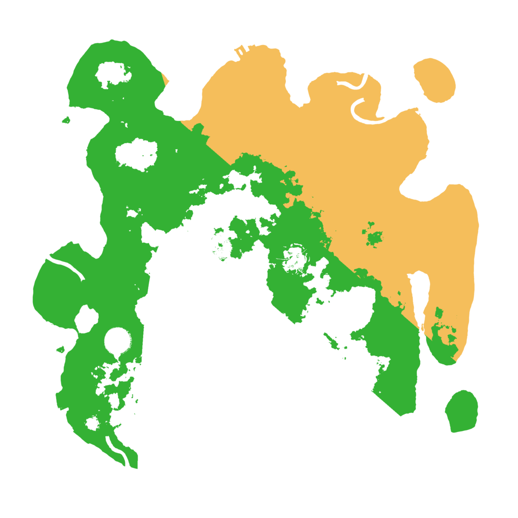 Biome Rust Map: Procedural Map, Size: 3400, Seed: 90553818