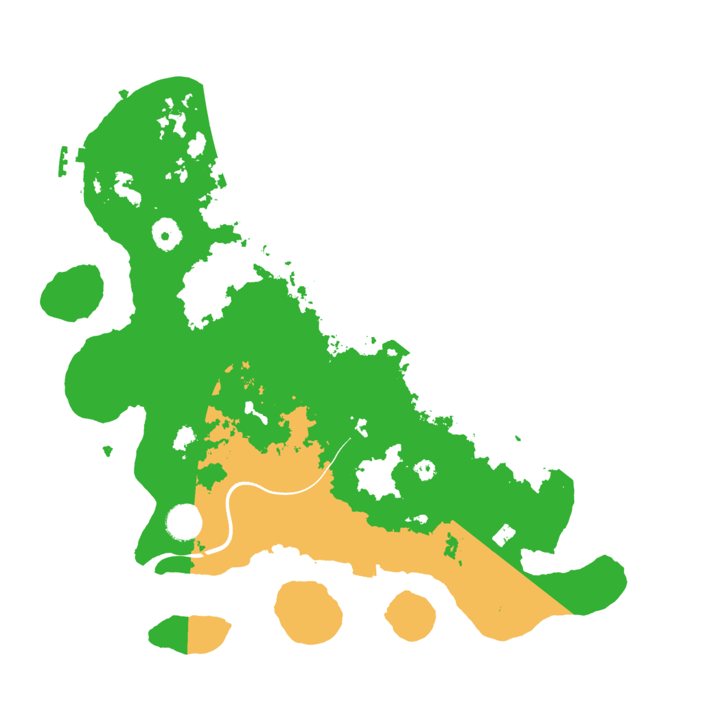 Biome Rust Map: Procedural Map, Size: 3450, Seed: 46191990