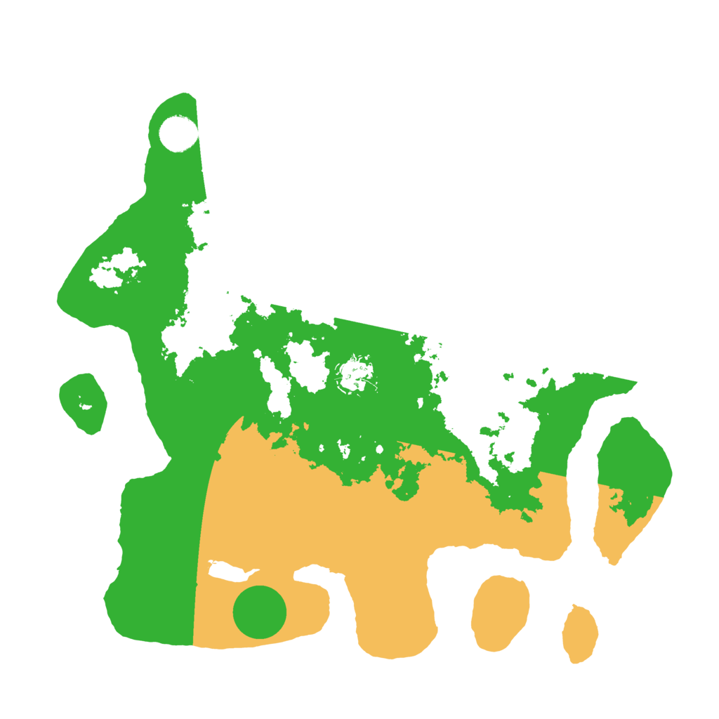 Biome Rust Map: Barren, Size: 3550, Seed: 16399364