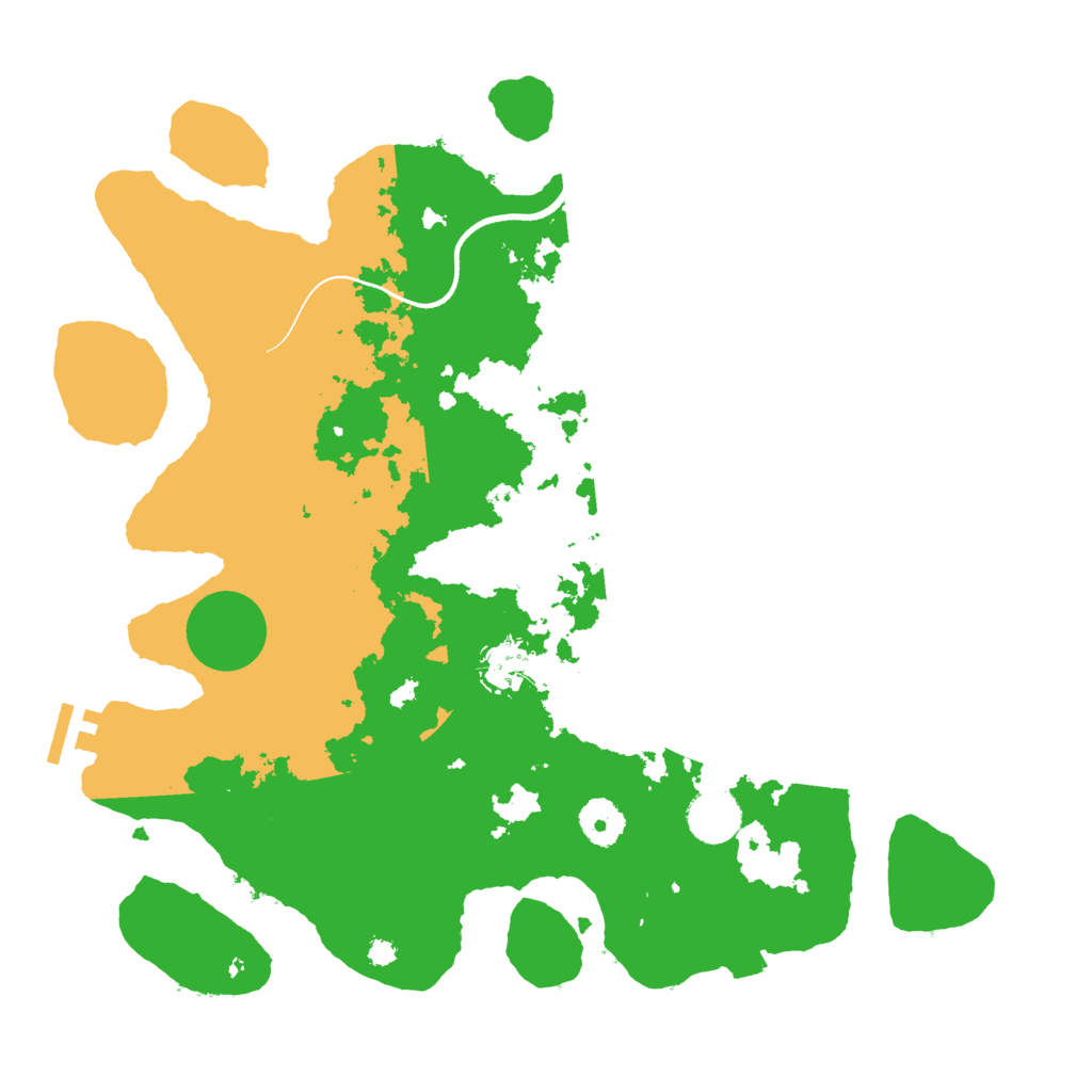 Biome Rust Map: Procedural Map, Size: 3600, Seed: 1131456