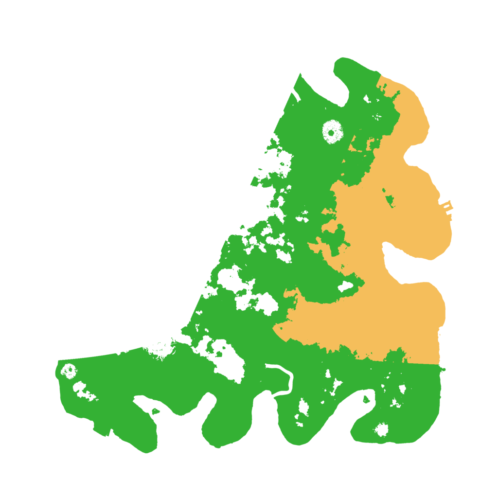 Biome Rust Map: Procedural Map, Size: 3400, Seed: 61650677