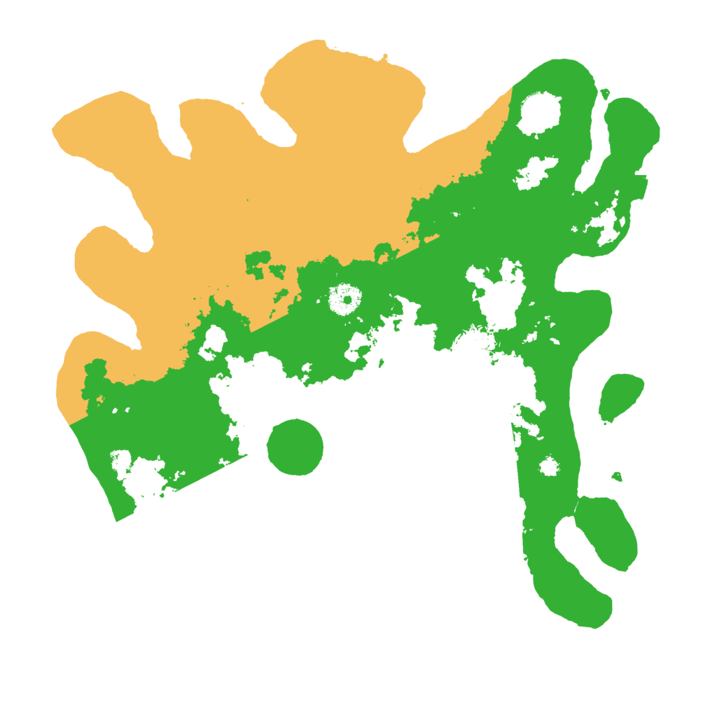 Biome Rust Map: Procedural Map, Size: 3400, Seed: 42910971