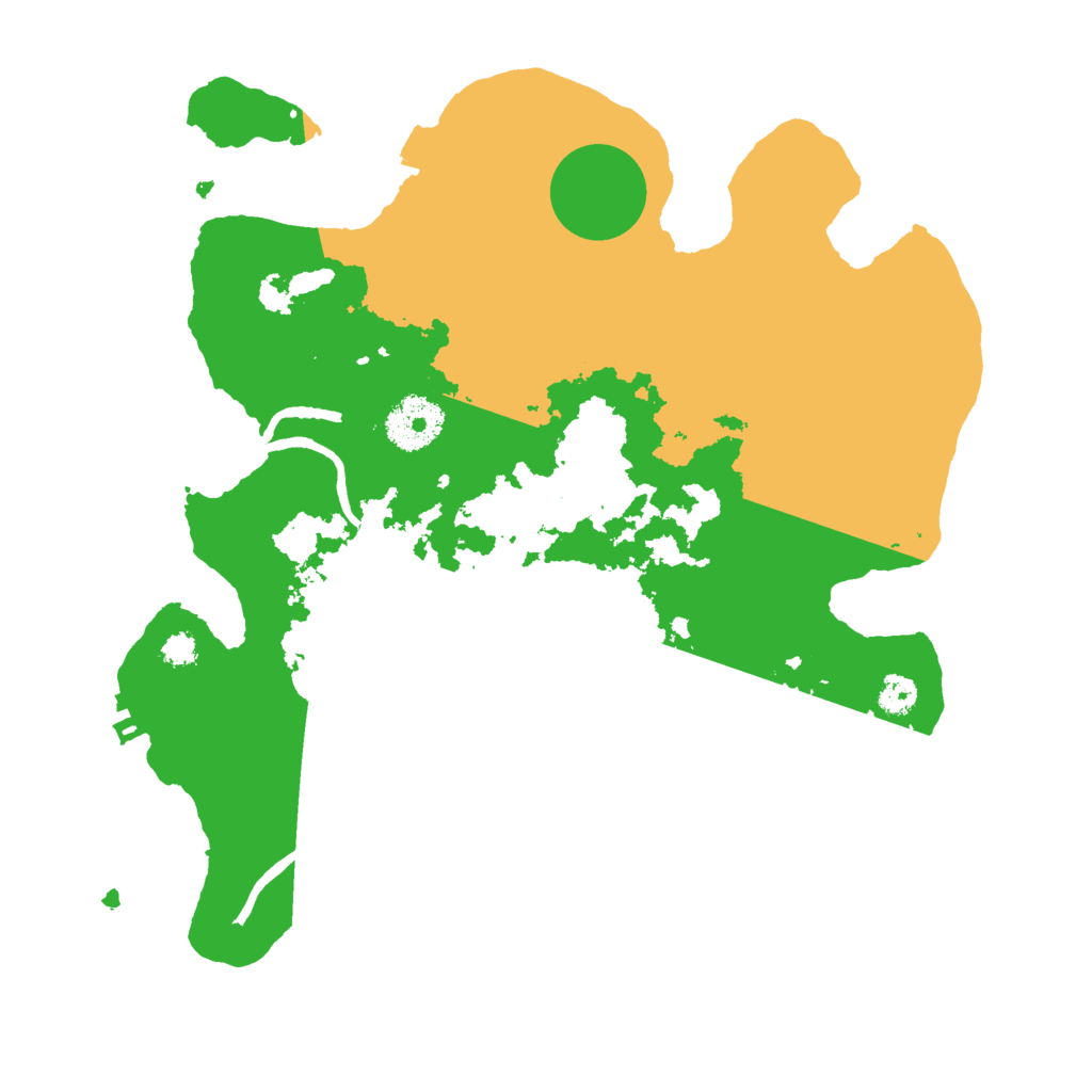 Biome Rust Map: Procedural Map, Size: 3000, Seed: 6802749