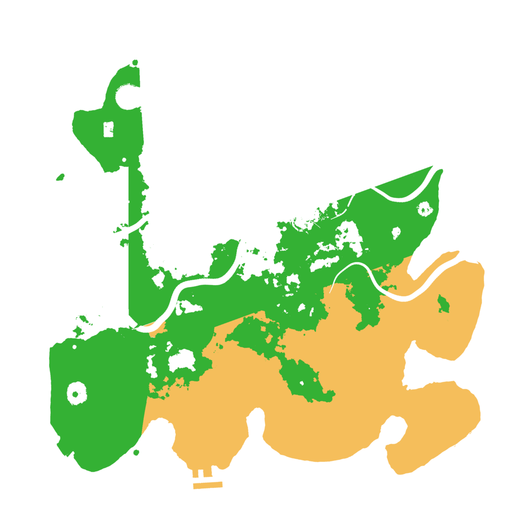 Biome Rust Map: Procedural Map, Size: 3550, Seed: 16645082