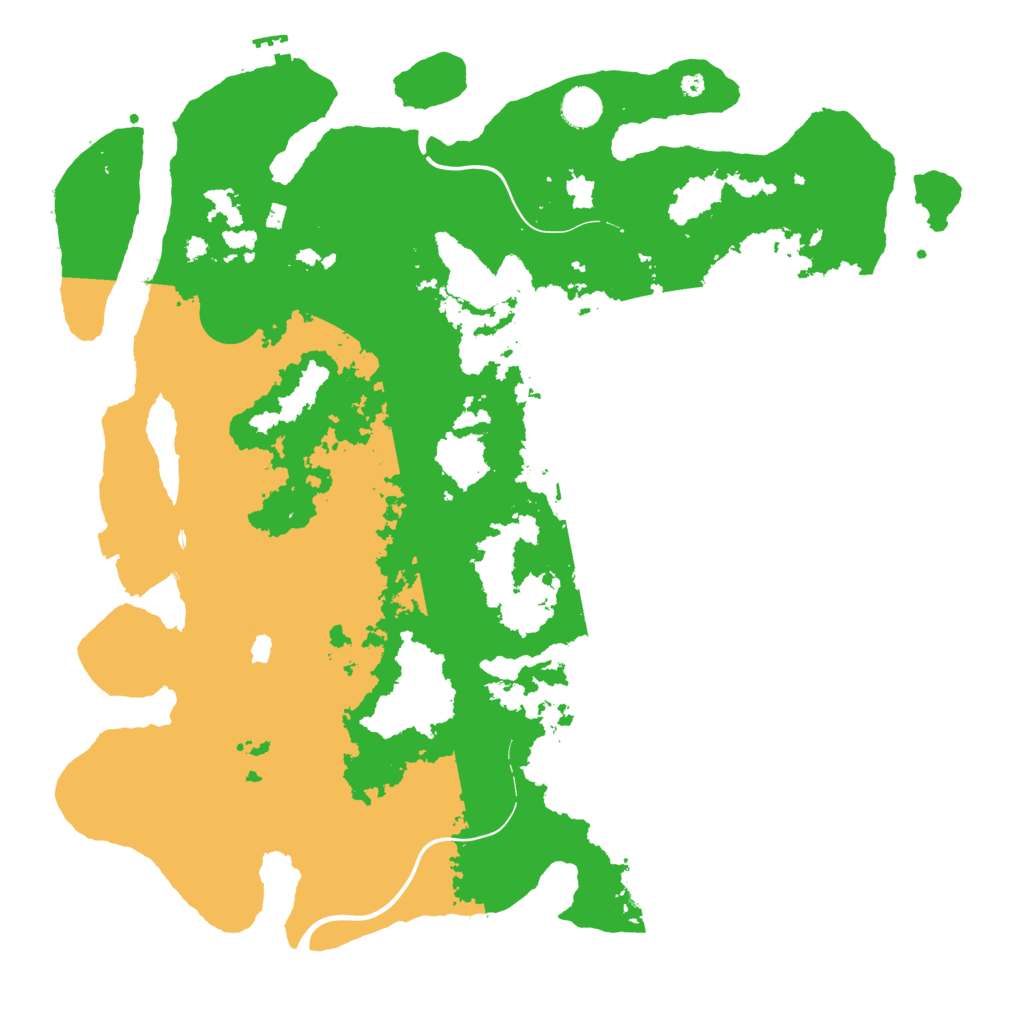 Biome Rust Map: Procedural Map, Size: 4400, Seed: 73769454