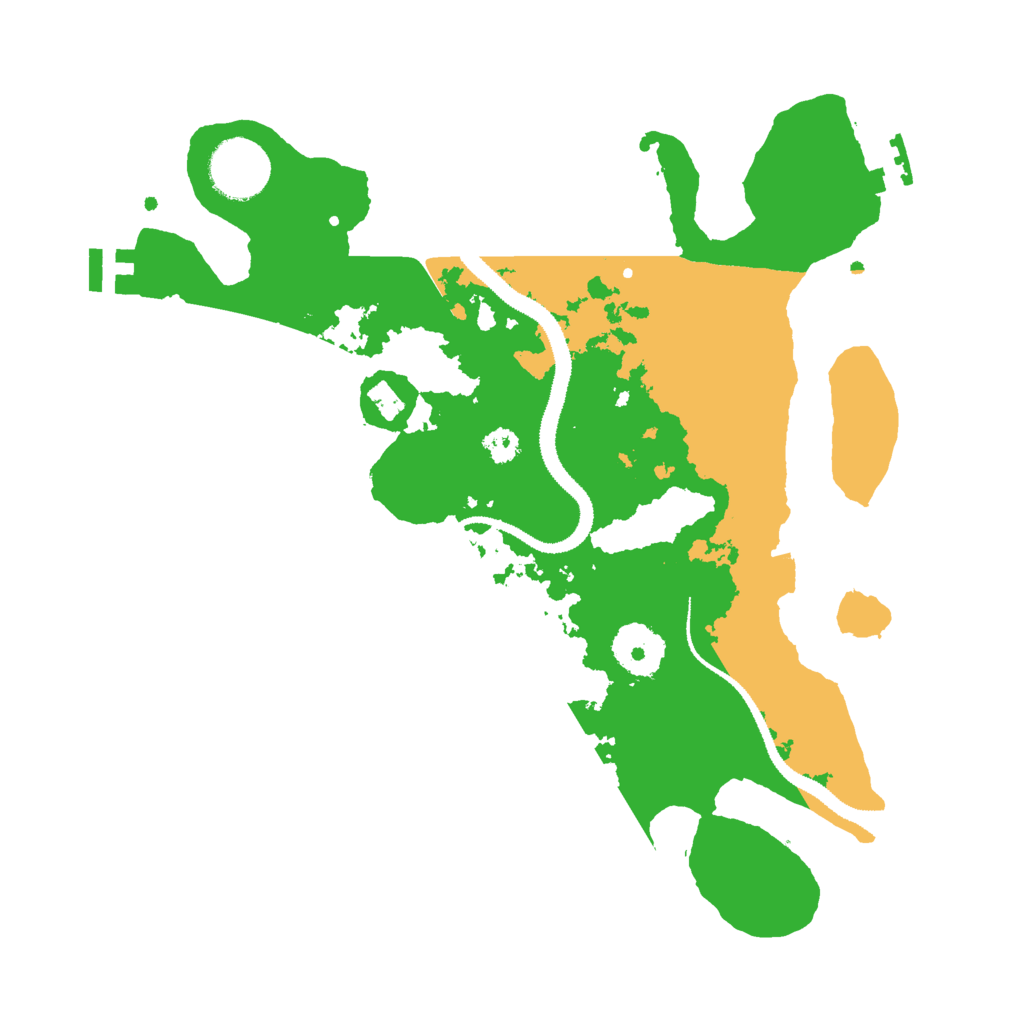 Biome Rust Map: Procedural Map, Size: 3000, Seed: 20183