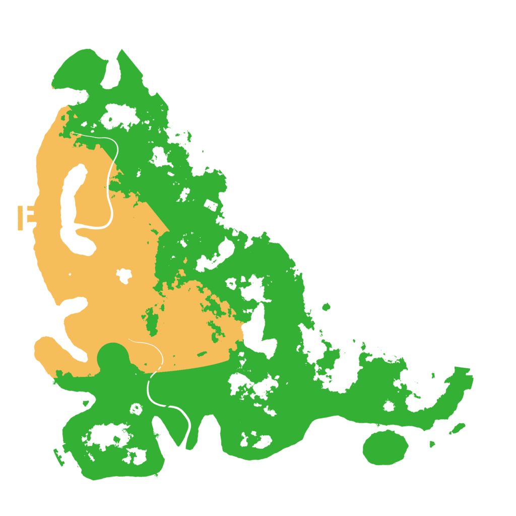 Biome Rust Map: Procedural Map, Size: 4250, Seed: 96813254