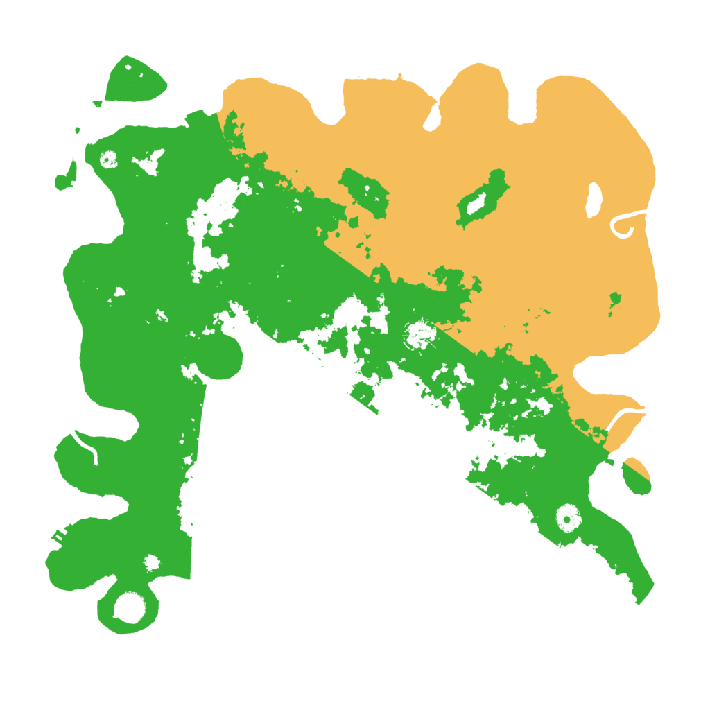 Biome Rust Map: Procedural Map, Size: 4100, Seed: 4841507