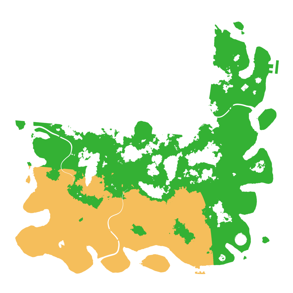 Biome Rust Map: Procedural Map, Size: 4400, Seed: 4172680