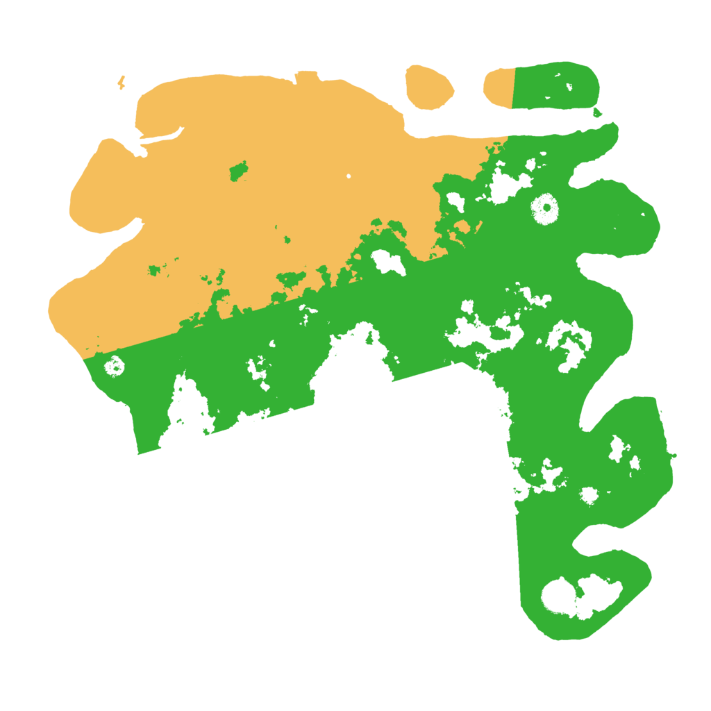 Biome Rust Map: Procedural Map, Size: 3700, Seed: 17592965