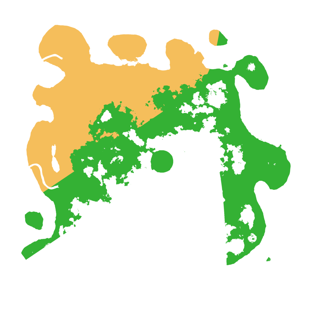 Biome Rust Map: Procedural Map, Size: 3650, Seed: 5839879