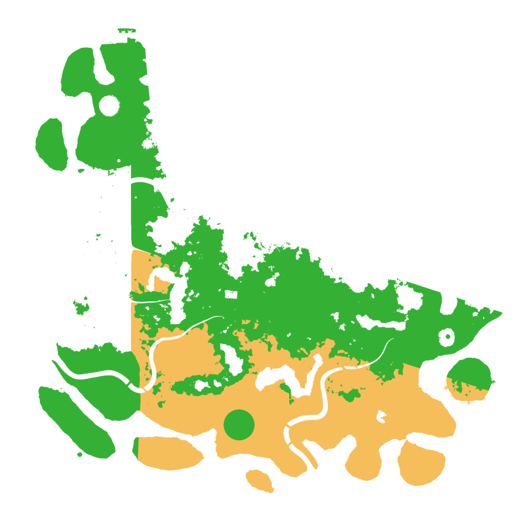 Biome Rust Map: Procedural Map, Size: 4500, Seed: 999997777