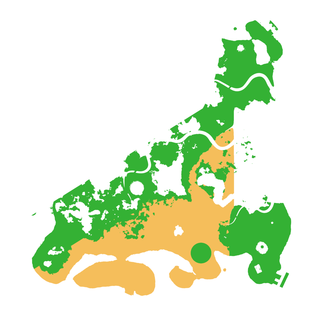 Biome Rust Map: Procedural Map, Size: 4000, Seed: 1971773883