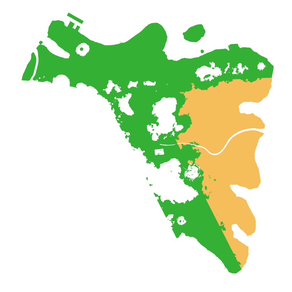 Biome Rust Map: Procedural Map, Size: 3400, Seed: 88415765