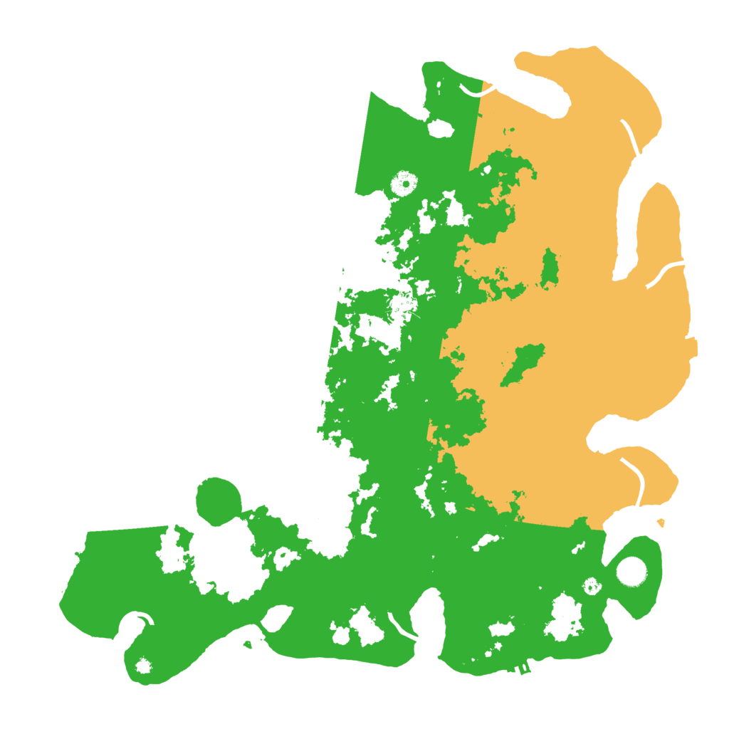 Biome Rust Map: Procedural Map, Size: 4300, Seed: 51538136
