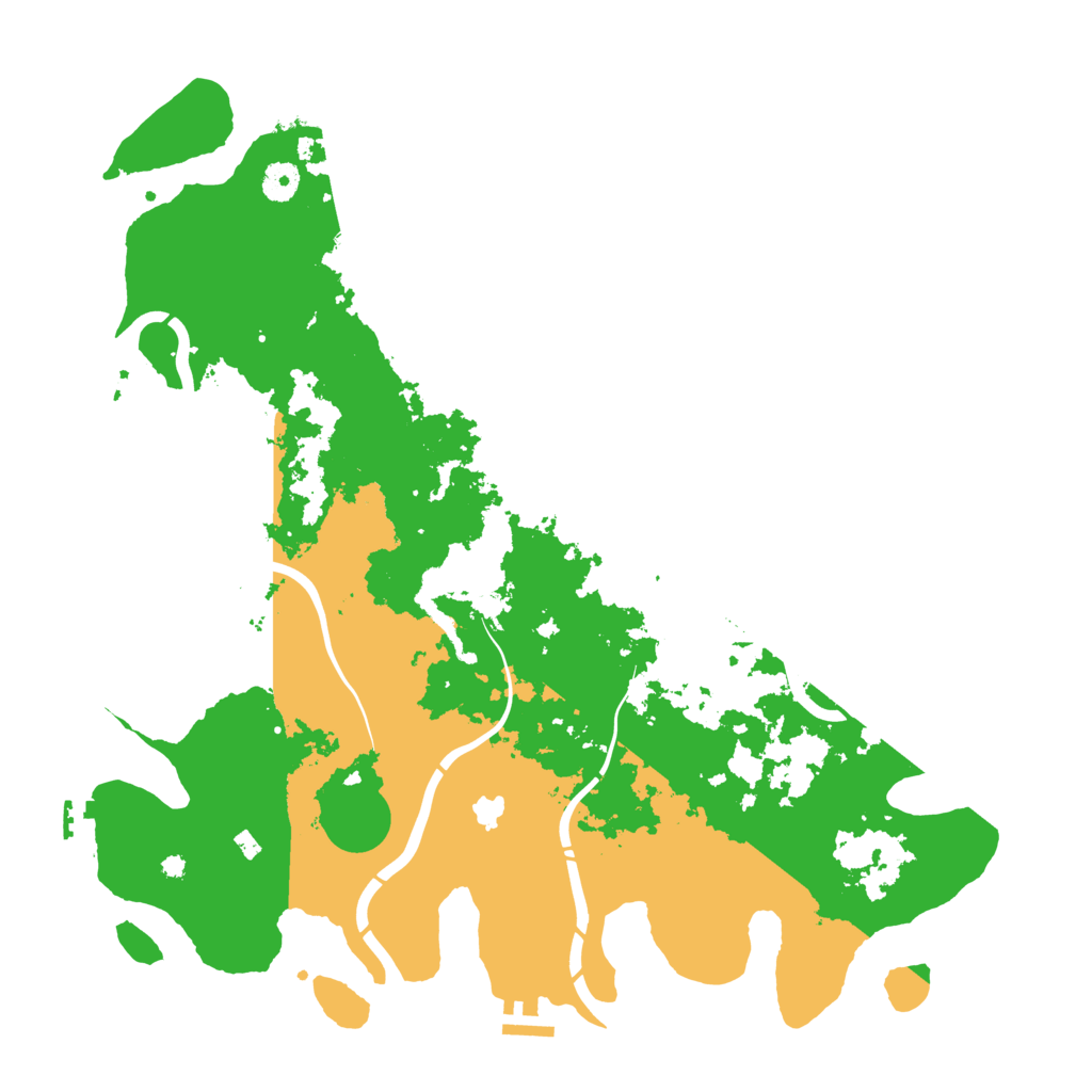 Biome Rust Map: Procedural Map, Size: 4250, Seed: 76923079