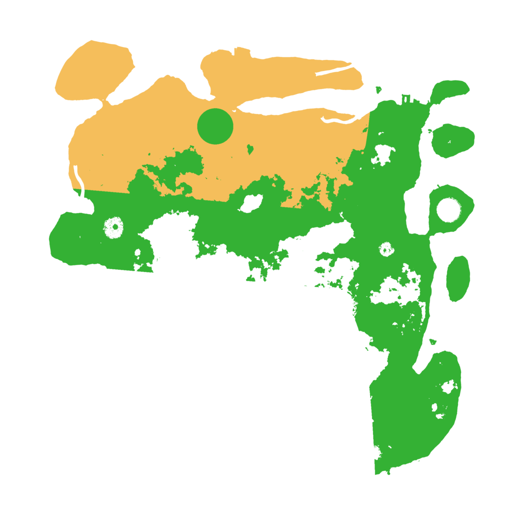Biome Rust Map: Procedural Map, Size: 3750, Seed: 601684161