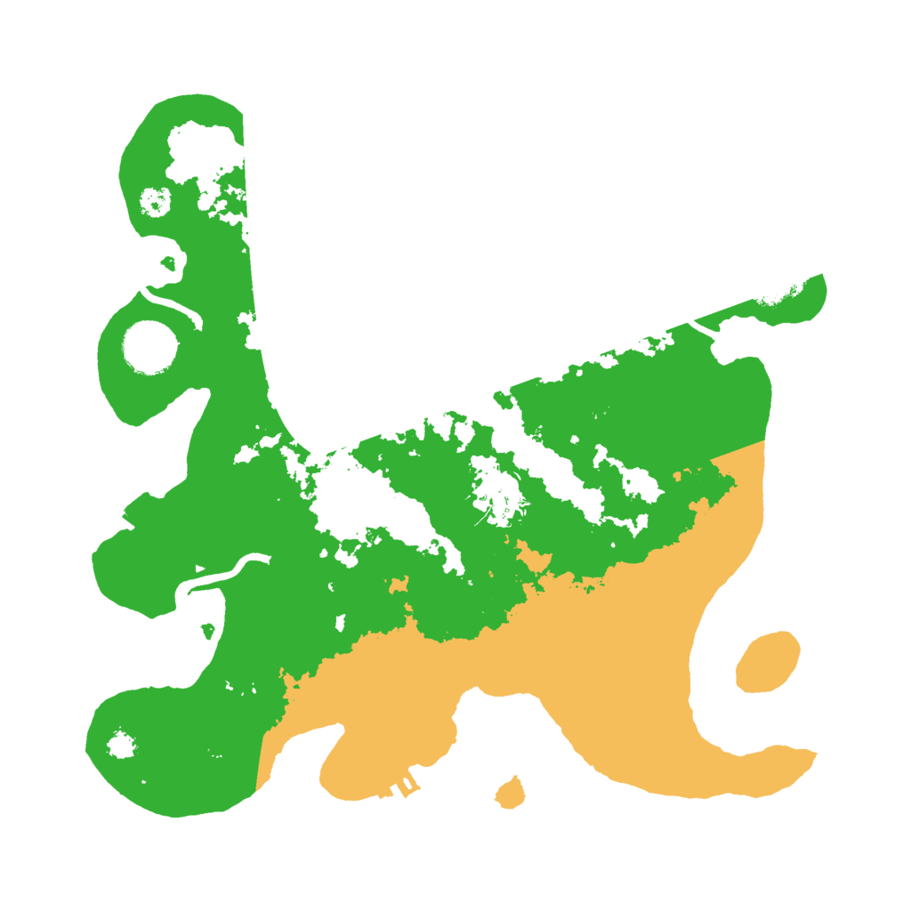 Biome Rust Map: Procedural Map, Size: 3000, Seed: 18247733