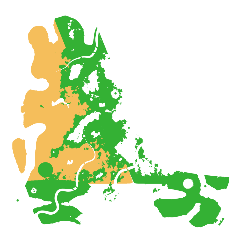 Biome Rust Map: Procedural Map, Size: 4300, Seed: 16864055