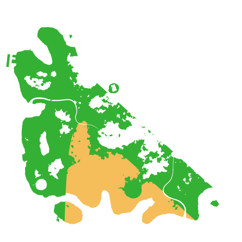 Biome Rust Map: Procedural Map, Size: 3850, Seed: 12605758