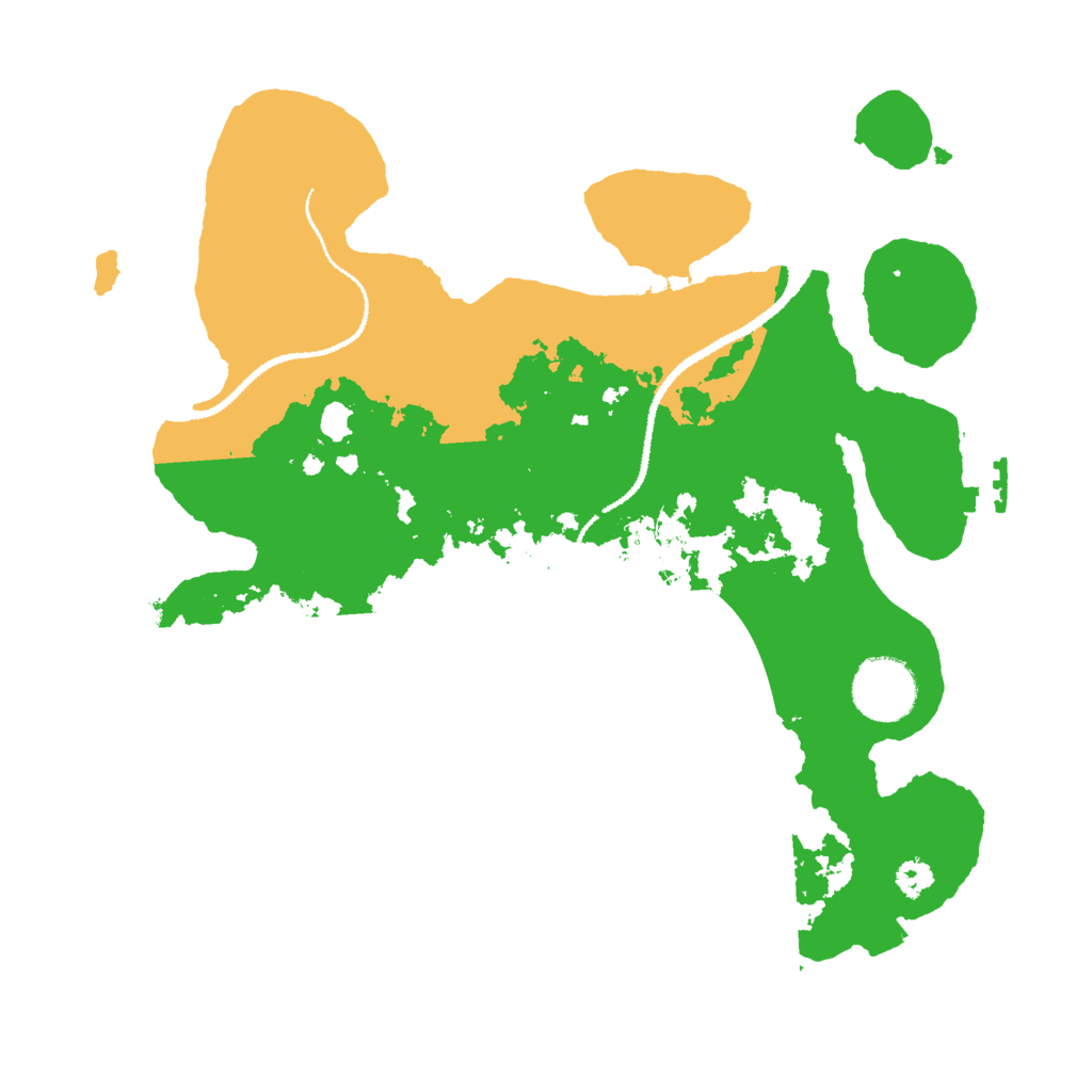 Biome Rust Map: Procedural Map, Size: 3000, Seed: 19474