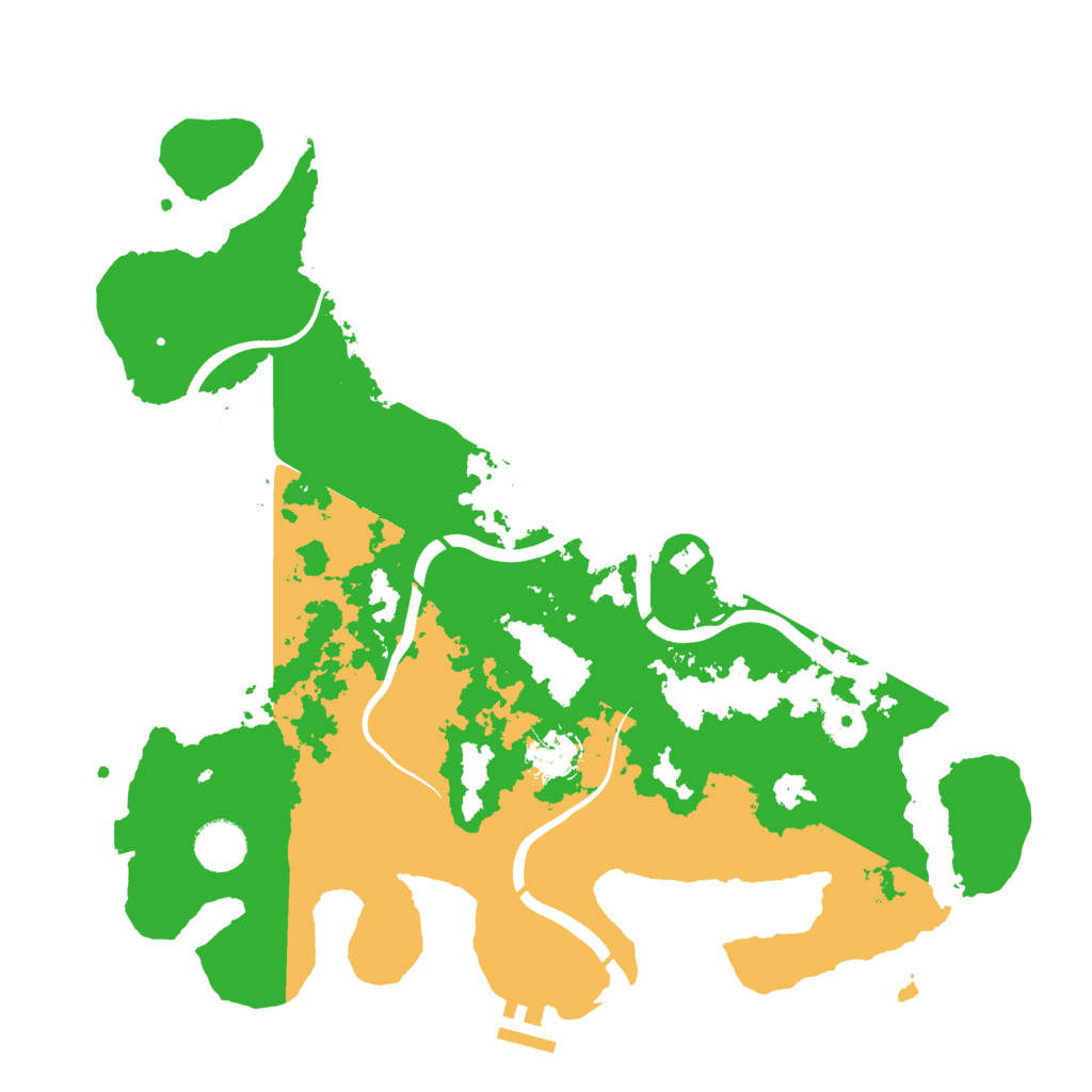 Biome Rust Map: Procedural Map, Size: 3750, Seed: 49731859