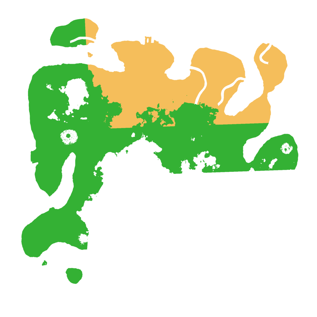 Biome Rust Map: Procedural Map, Size: 3000, Seed: 27879