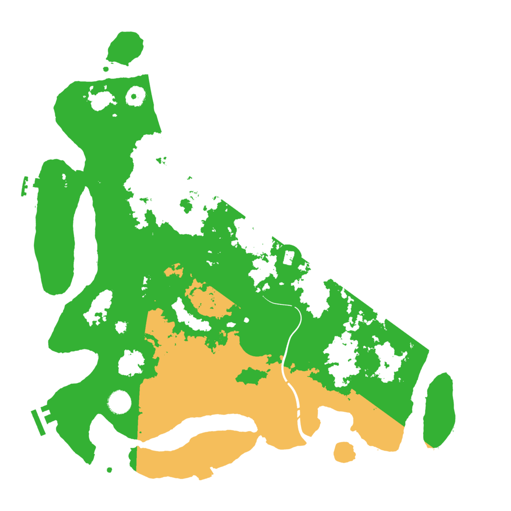 Biome Rust Map: Procedural Map, Size: 3850, Seed: 74316295