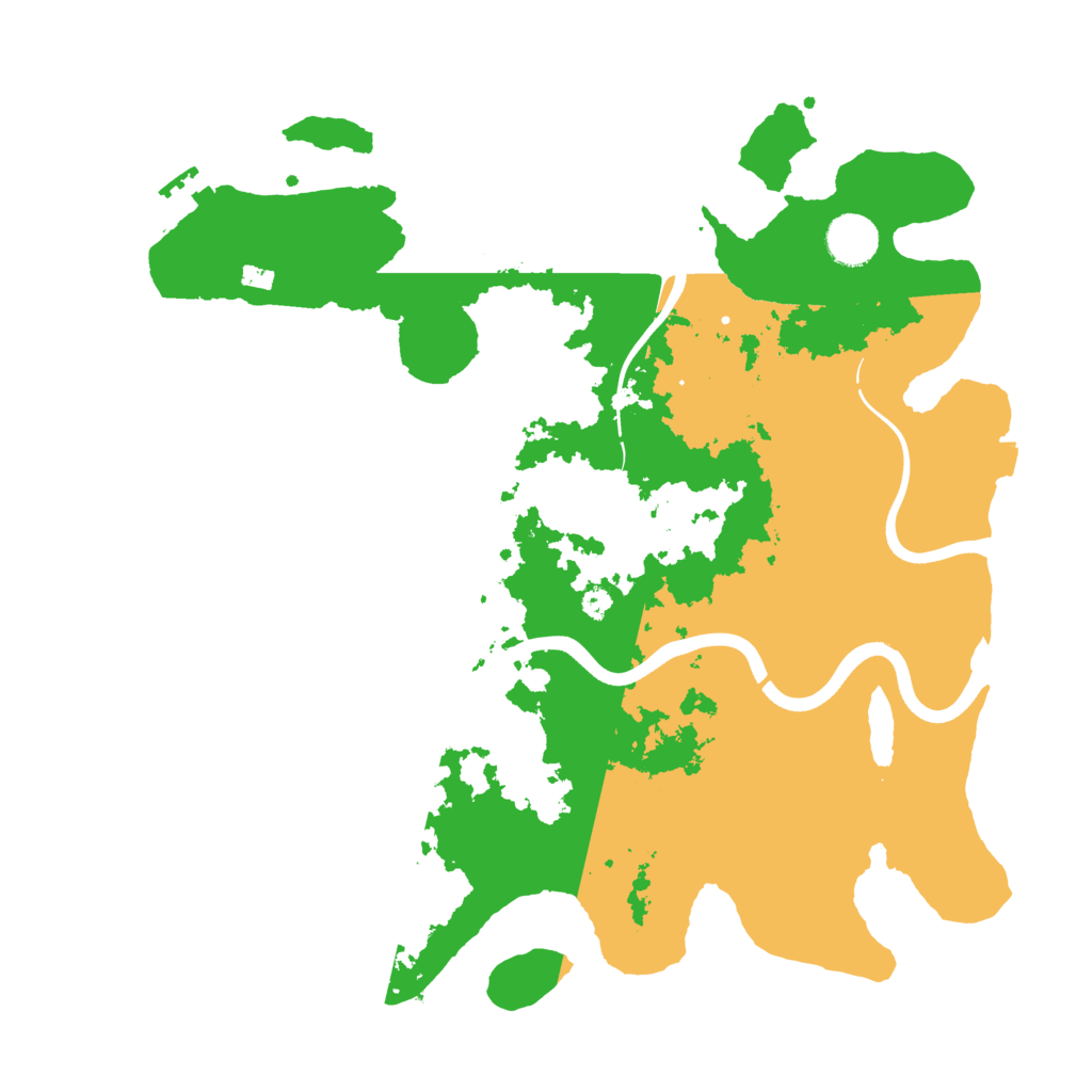 Biome Rust Map: Procedural Map, Size: 3700, Seed: 1298140025