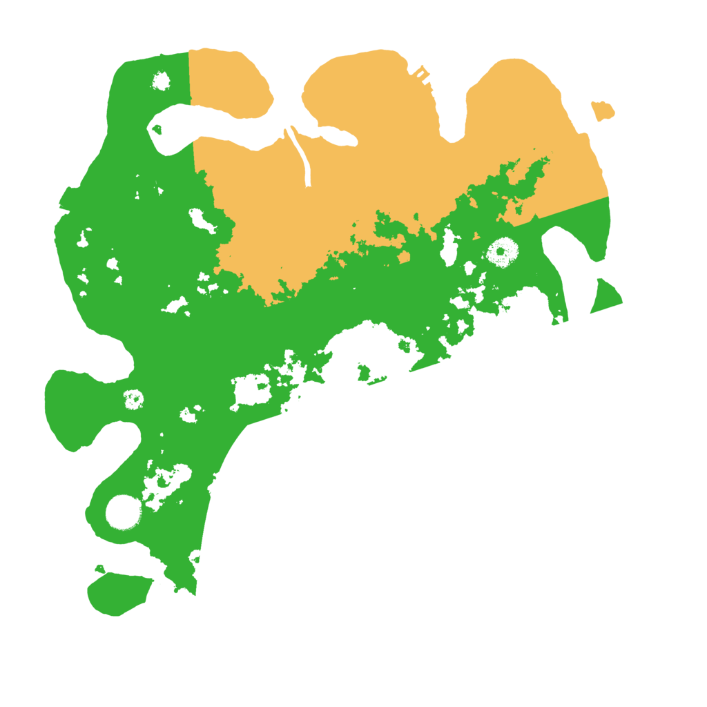 Biome Rust Map: Procedural Map, Size: 3550, Seed: 24957379