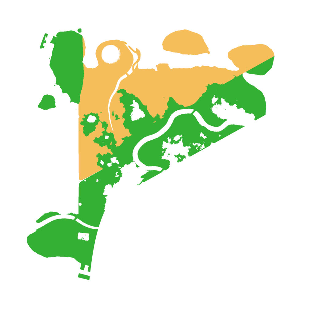 Biome Rust Map: Procedural Map, Size: 3000, Seed: 14254838