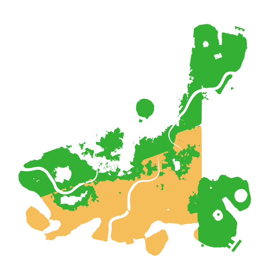Biome Rust Map: Procedural Map, Size: 3950, Seed: 40787093