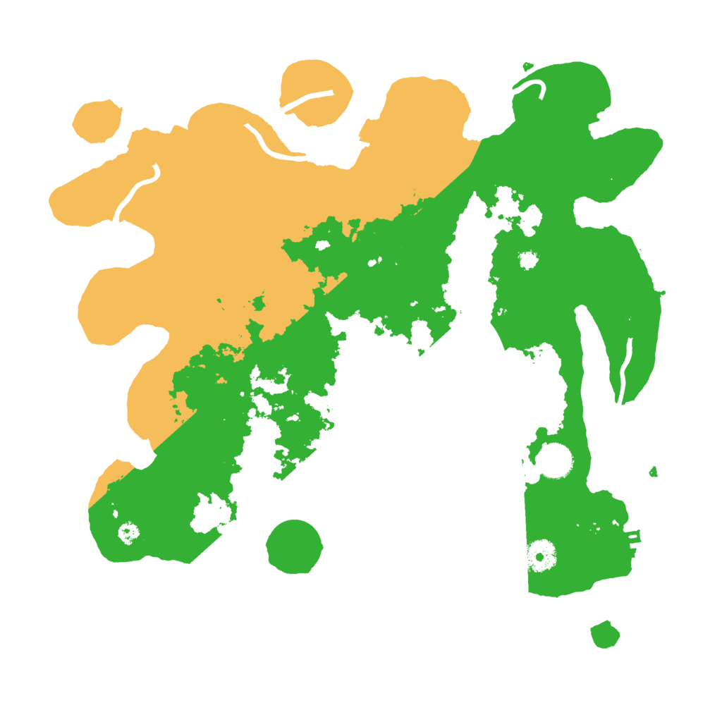 Biome Rust Map: Procedural Map, Size: 3550, Seed: 86999488