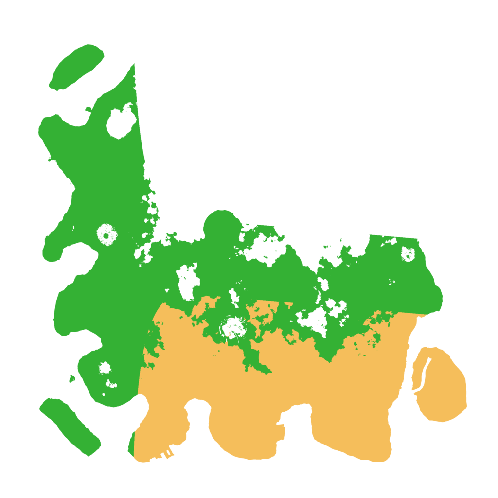 Biome Rust Map: Procedural Map, Size: 3700, Seed: 80593972