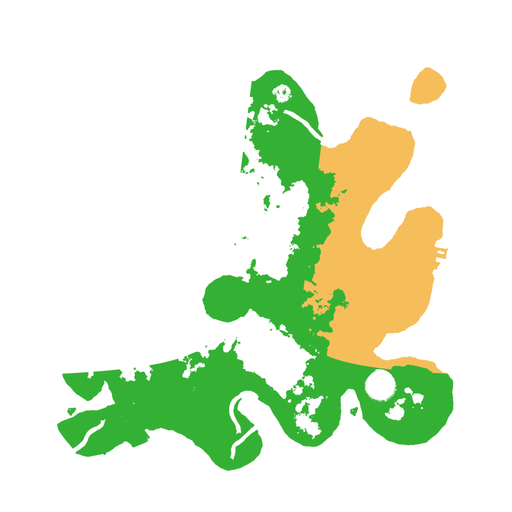 Biome Rust Map: Procedural Map, Size: 3000, Seed: 450267207