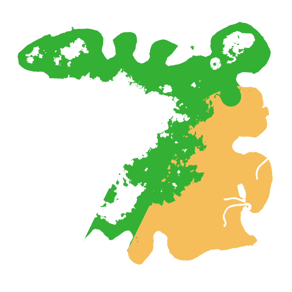 Biome Rust Map: Procedural Map, Size: 3800, Seed: 66893085