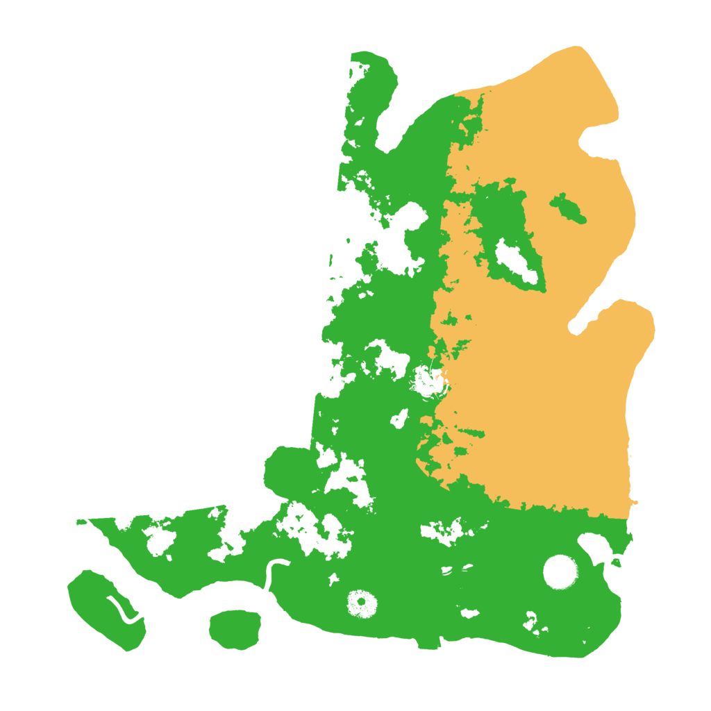 Biome Rust Map: Procedural Map, Size: 3650, Seed: 9992277
