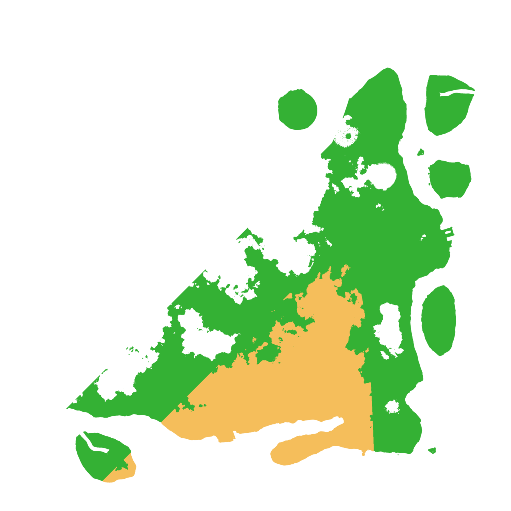 Biome Rust Map: Procedural Map, Size: 3500, Seed: 423591914