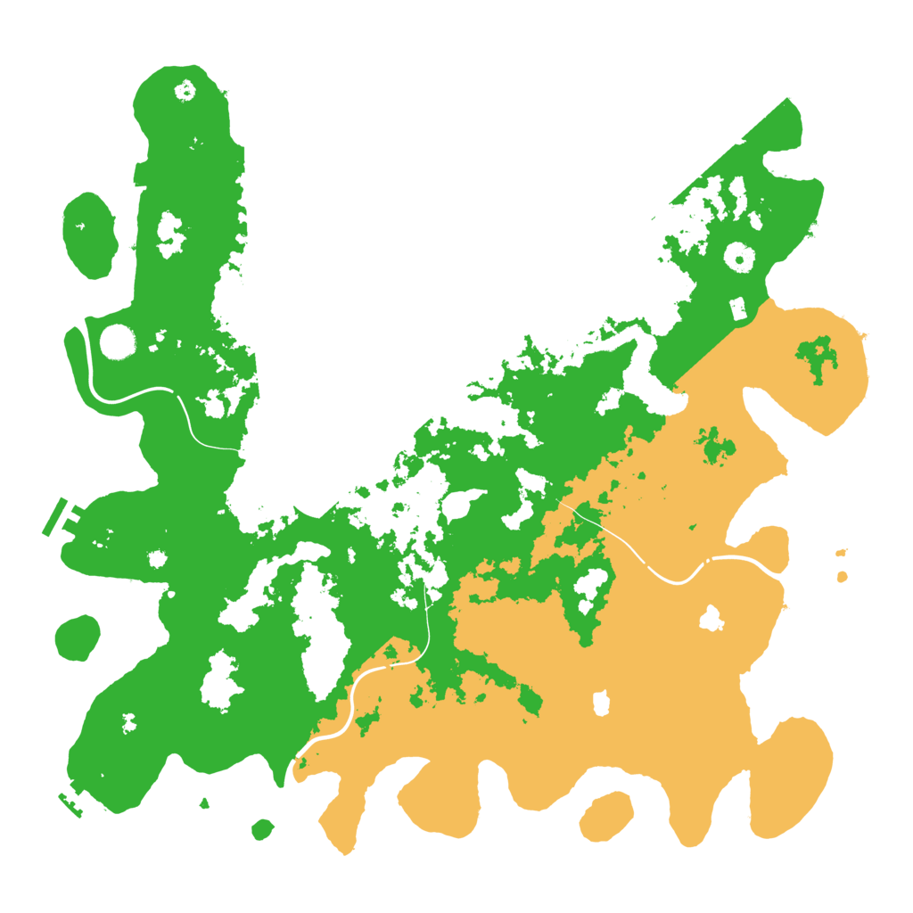 Biome Rust Map: Procedural Map, Size: 4500, Seed: 799994805