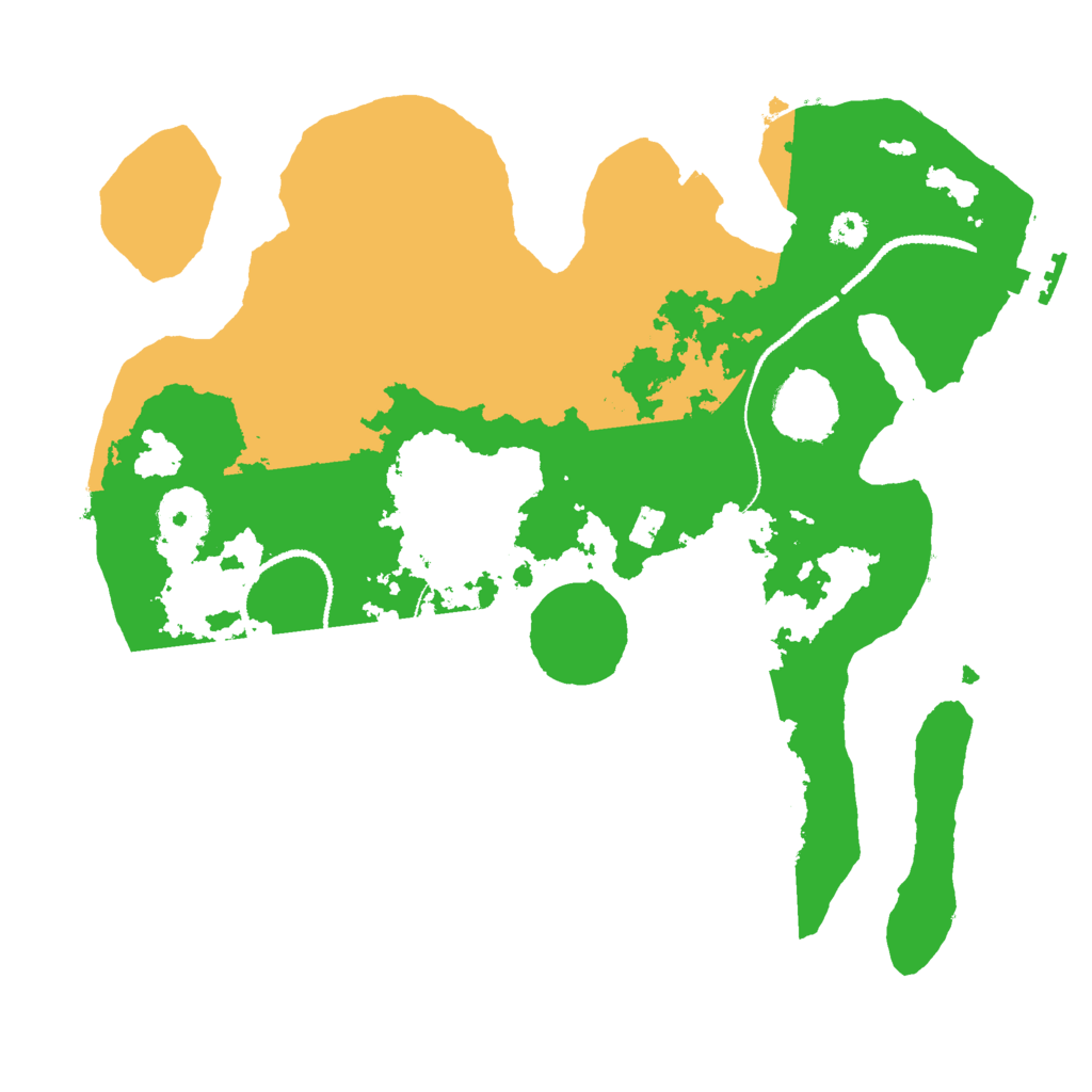 Biome Rust Map: Procedural Map, Size: 3000, Seed: 999038123